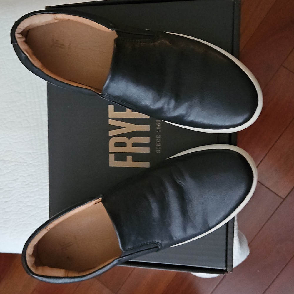 Frye Lena/Leather Slip-On Sneakers For Women.